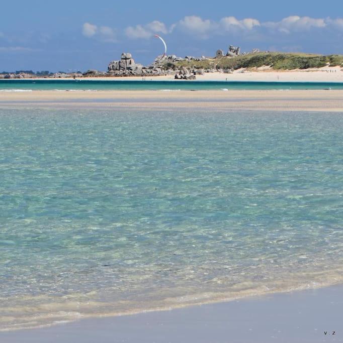 Kerlean, Plage Des Sables Blancs A 700M! Concarneau Exteriör bild
